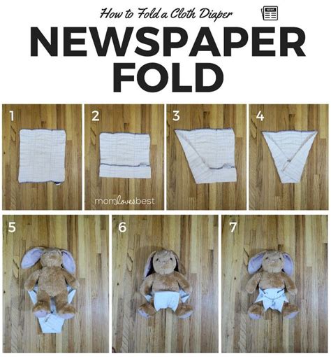 How To Fold Cloth Diapers 10 Ways With Photos Cloth Diapers Prefold