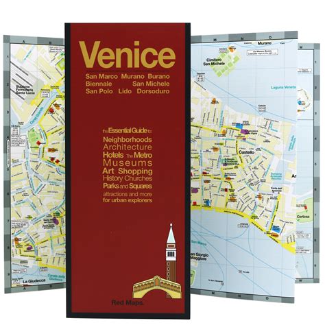 Venice Historic City Center Foldout Travel Map | RED MAPS – Red Maps