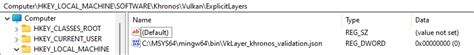 Vulkan Validation Layers Validation Layers Cannot Be Detected When