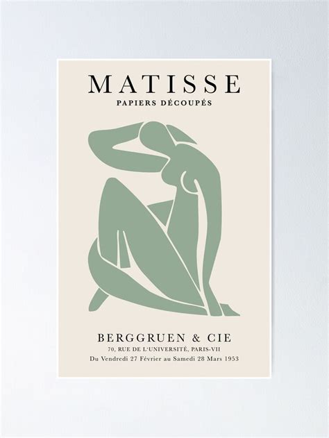 Henri Matisse Nude Art Poster