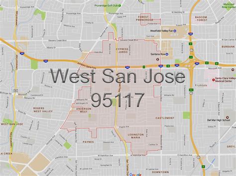 San Jose Zip Code Map