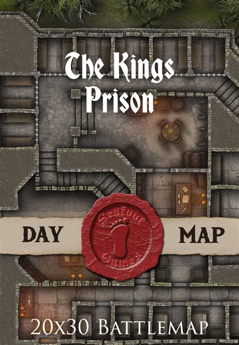 Seafoot Games The Kings Prison X Battlemap Seafoot Games