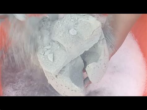 Asmr Very Soft Sand And Pure Cement Silk Crunchy Paste Play Dusty Less