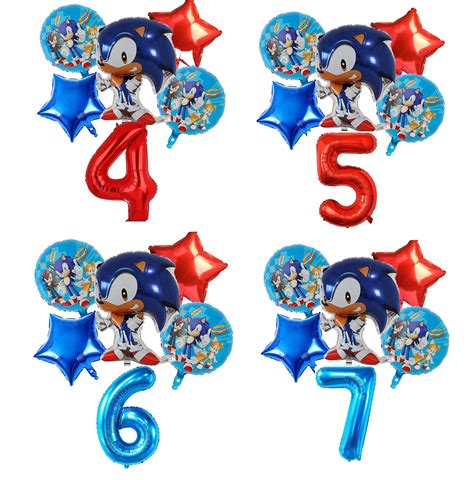 With this cute Sonic the Hedgehog Balloons Set to decorate your kid's ...