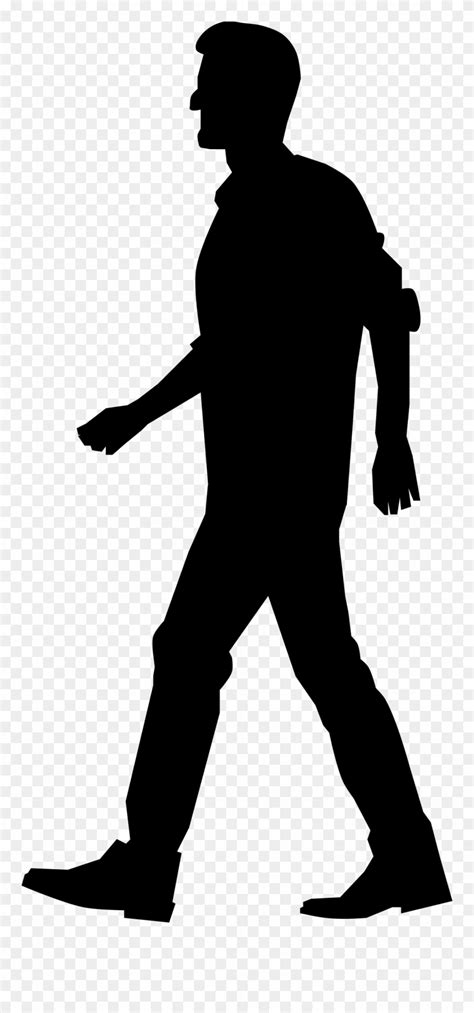 Download Walking Clipart Png - People Silhouette Walking Png ...