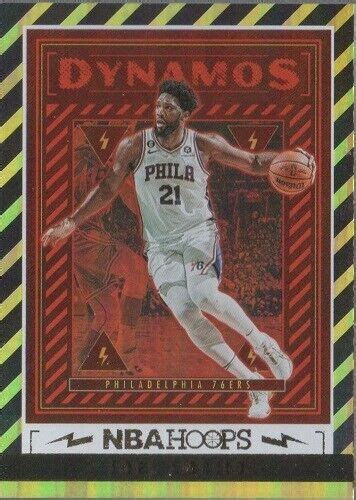 2023 24 Panini NBA Hoops Dynamos Holo 15 Joel Embiid For Sale Online