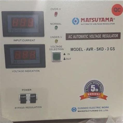 Jual Matsuyama Stabilizer Kva Skd V Stavol Avr Stabiliser