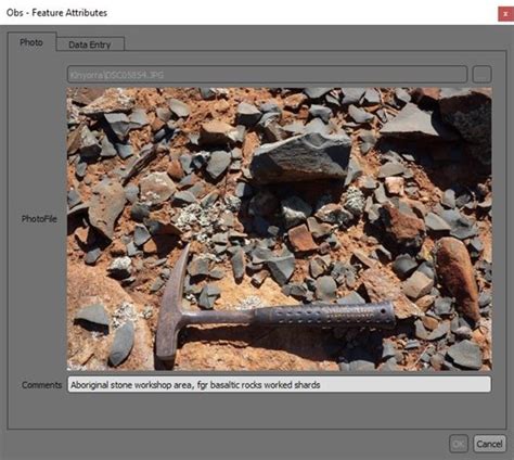 62 Outcrop Photographs — Qgis In Mineral Exploration 11 Documentation