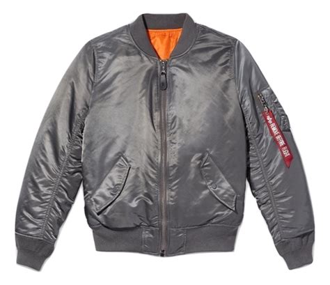 Бомбер Alpha Industries MA-1 W Metal Gun (Серый) - купить по лучшей ...