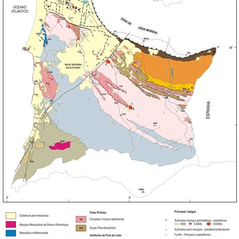 PDF O COMPLEXO VULCANO SEDIMENTAR DA FAIXA PIRITOSA ESTRATIGRAFIA