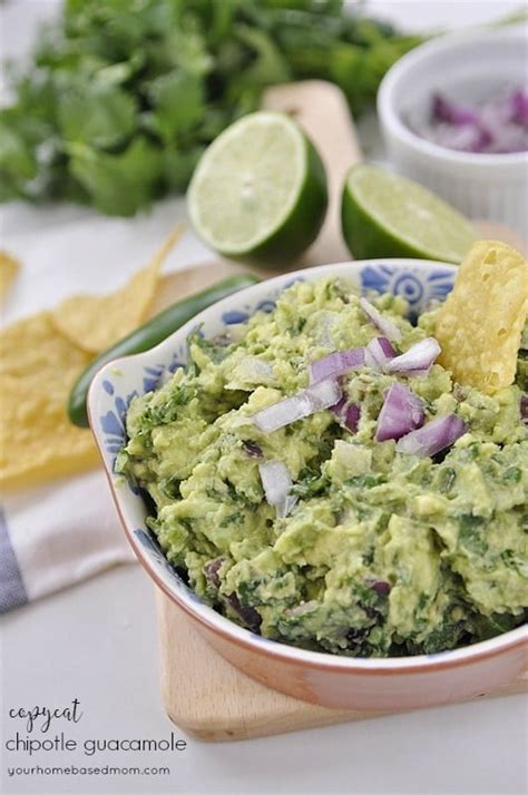 Chipotle Guacamole Recipe Your Homebased Mom