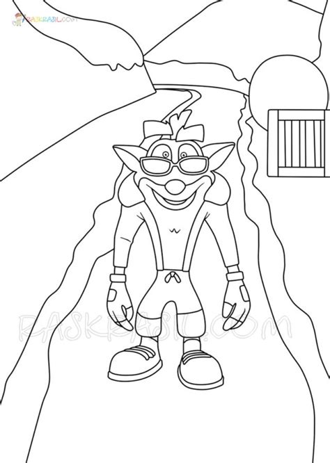 Disegni Di Crash Bandicoot Da Colorare 100 Immagini Stampa Gratuita