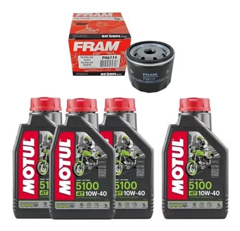 Motul 10w40 Kit Troca Óleo Bmw 1200 Gs Fram Ph6114 Mxx Parcelamento