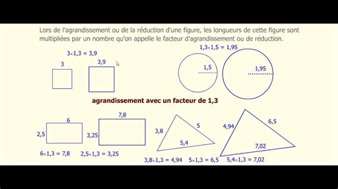 agrandissement reduction calcul longueur pour les 4ème YouTube