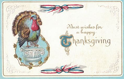 Free Printable Vintage Thanksgiving Postcards • Rose Clearfield