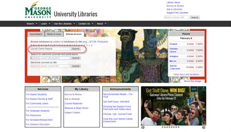 Impact Factor Tutorial University Libraries George Mason University