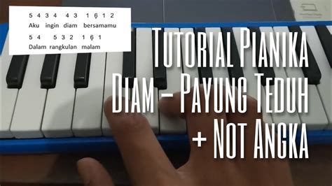 Tutorial Pianika Diam Payung Teduh Not Angka Tutorial 2 YouTube