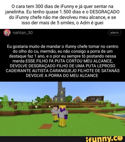 O cara tem 300 dias de iFunny e já quer sentar na janelinha Eu tenho