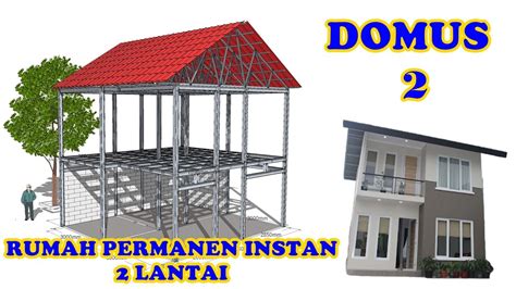 Halaman Unduh Untuk File Desain Rumah Konstruksi Baja Ringan Yang Ke