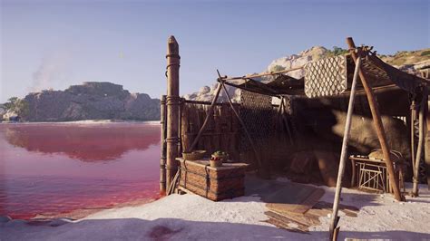 Assassins Creed Odyssey Video Game Ambience Red Lake Bay Youtube