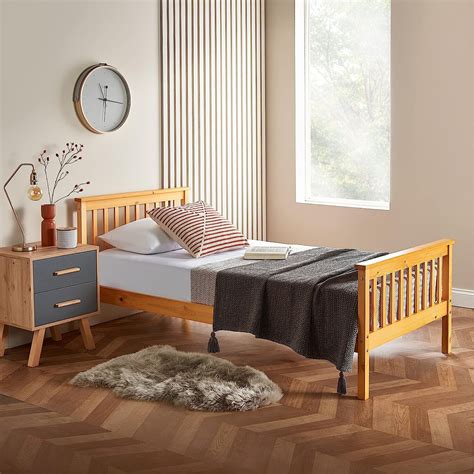 Solid Wooden Bed Frame Pine Wood