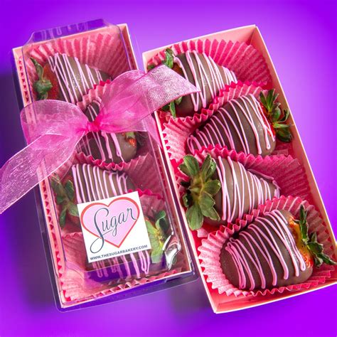 Chocolate Covered Strawberry Gift Box | The Sugar Bakery