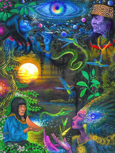 Jheffau Visions Psychedelic Art Psychadelic Art Visionary Art