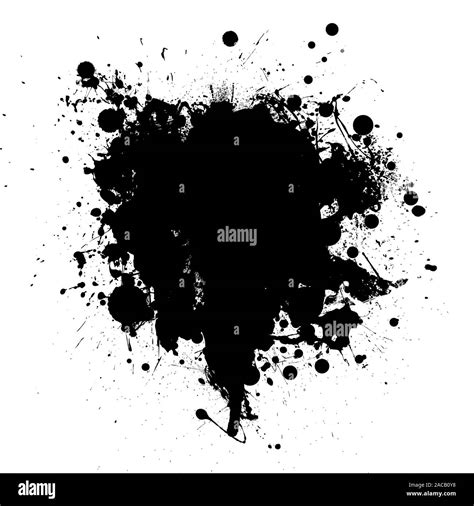 Black Splatter Hi Res Stock Photography And Images Alamy