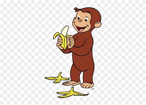 Free Curious George Clipart Image Curious George With Banana Free