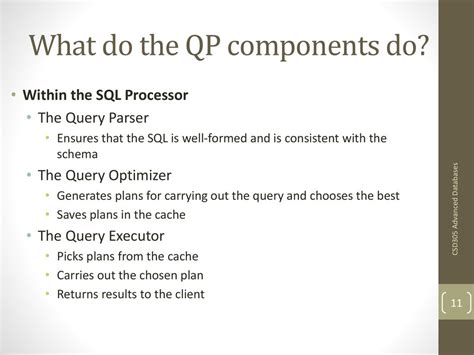 Query Processing Csd305 Advanced Databases Ppt Download