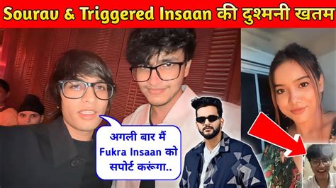 Sourav Joshi Vs Triggered Insaan Controversy End Triggered Insaan