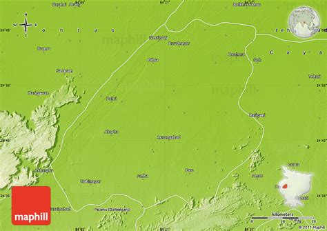 Physical Map Of Aurangabad