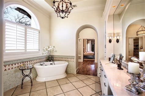 Spanish Colonial Master Bathroom Mediterranean Bathroom Dallas