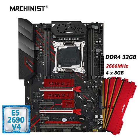 Материнская плата MACHINIST MR9A-PRO-MAX-E5-2690-V4-32G-HS-T купить по ...