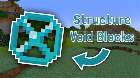 How To Get And Use Structure Void Blocks In Minecraft Java And Bedrock Youtube