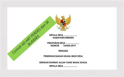 Contoh Format Rkp Desa Tahun 2021 Media Desa