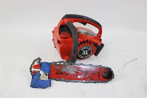 Homelite Textron Gas Powered Chainsaw 10515b With Chains Property Room