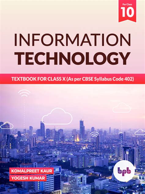 BPB Publication Information Technology Textbook For Class 10 As Per