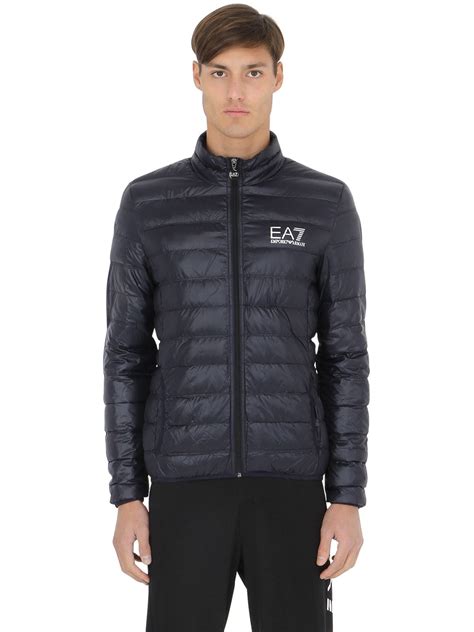 Ea7 Emporio Armani Train Core Packable Light Down Jacket Luisaviaroma