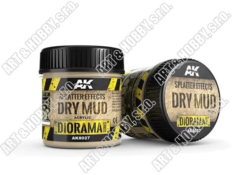 Diorama Effects AK DIORAMA AK8027 SPLATTER EFFECTS DRY MUD 100ml