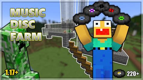 Minecraft Easy Music Disc Farm 220 Music Disc Each Hour Minecraft Farm 117 Youtube