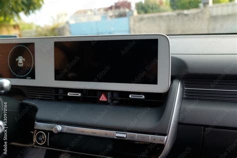 Hyundai ioniq 5 electric vehicle interior screen dashboard and tablet ...