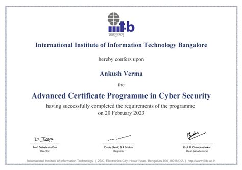 Cyber Security Course IIIT B Advanced Certificate Programme UpGrad