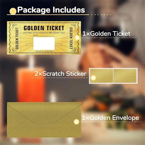 Golden Ticket Scratch Card Reveal Holiday Surprise Gift Reveal