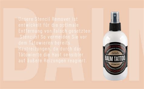 Balm Tattoo Tattoo Stencil Remover Zur Sanften Entfernung Falsch