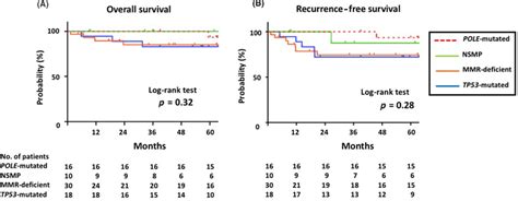 Kaplanmeier Survival Curves According To Molecular Subtypes A