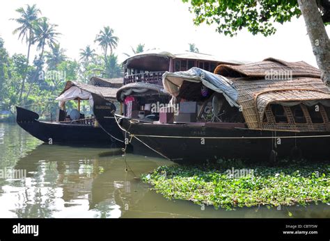 Houseboats of Kerala, India Stock Photo - Alamy