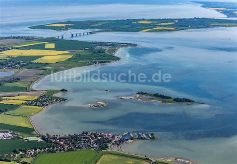 Luftaufnahme Fehmarn Bucht Entlang Der Meeres K Ste Lemkenhafen In