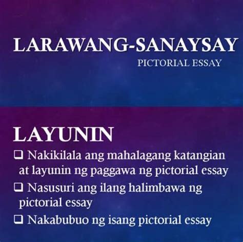 Sanaysay Ng Larawan Kahulugan Aralin Larawang Sanaysay La Hot Sex Picture