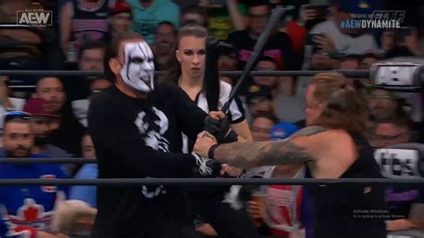 Painmaker Chris Jericho Destroyed Sting At Aew Dynamite 27june 202